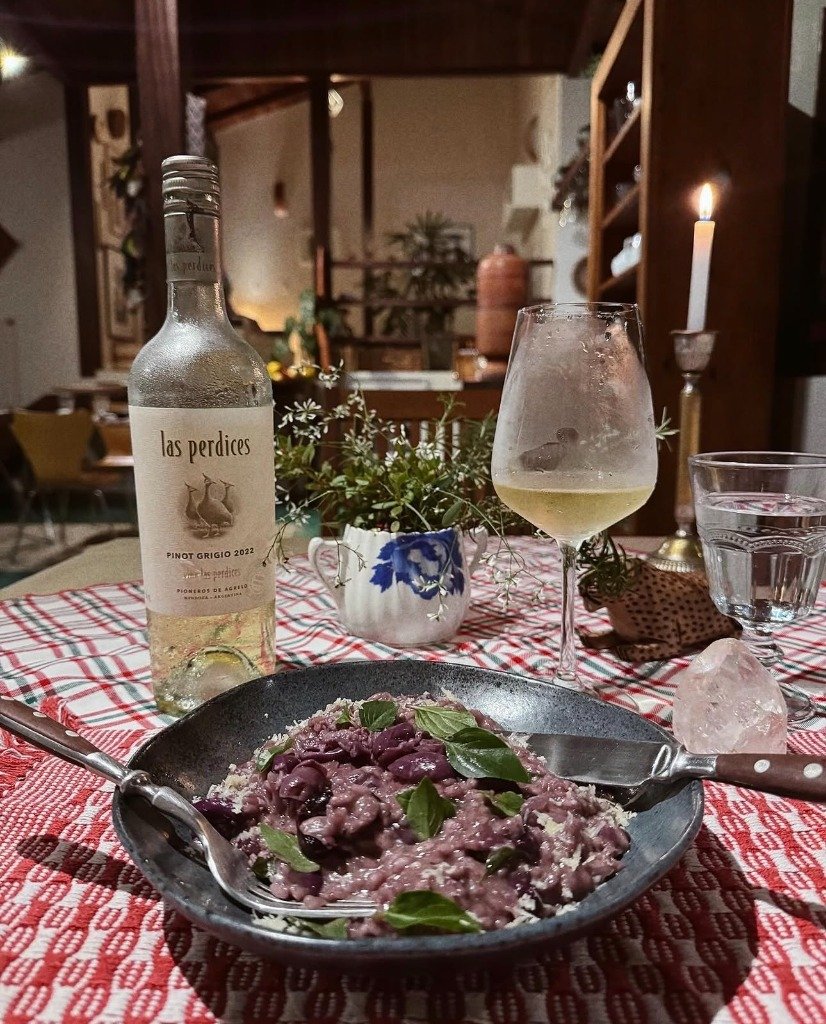 Risoto de Azeitonas Negras